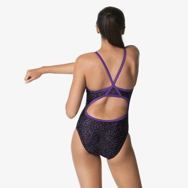 Speedo Women's Race Maze Flyback Swimsuit - 2023 4 Speedo Women's Race Maze Flyback Swimsuit - 2023 - Image 2