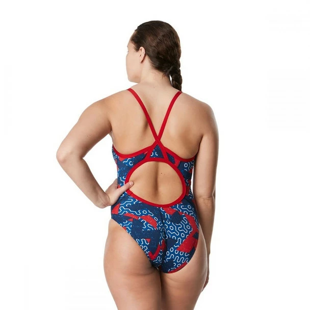 Speedo Women's Ruse Blocks Flyback Swimsuit - 2023 4 Speedo Women's Ruse Blocks Flyback Swimsuit - 2023 - Image 2